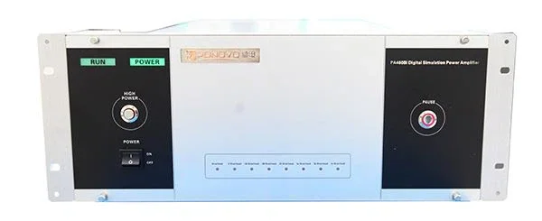 Amplificador de potencia para sistema de simulación